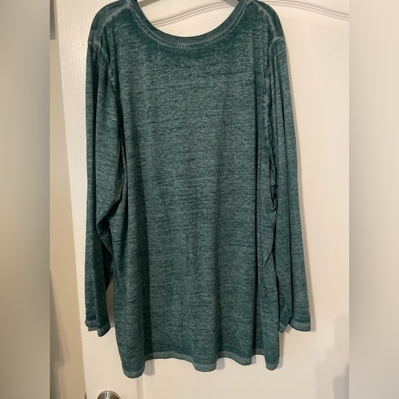 Lane Bryant Green Christmas Story Long Sleeve Tee - Picture 6 of 9